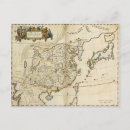 Search for vintage map of asia postcards Countries