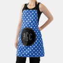 Search for black and white polka dot aprons Cute