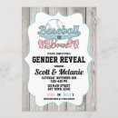 Search for baseballs or bows invitations Reveal