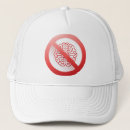 Search for warning sign hats Red