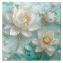 Search for white lotus flower tiles Floral