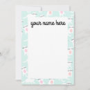 Search for kittens note cards Blue