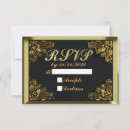 Search for anniversary rsvp cards Gold