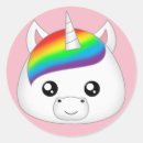Search for unicorn head stickers Rainbow