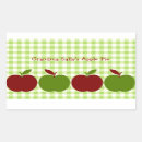 Search for gingham apple stickers Green