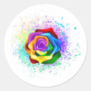 Search for rainbow rose stickers Flower