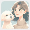 Search for cartoon dogs stickers For her