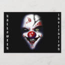 Search for scary clown invitations Gothic