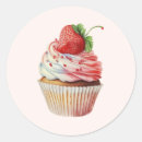 Search for strawberry cupcake stickers Bakery