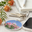 Search for nature on pink rose key rings Photography