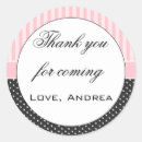 Search for polka dot baby shower stickers Black