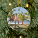 Search for sand christmas tree decorations Tropical beach