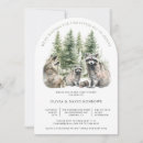 Search for raccoon invitations Watercolor