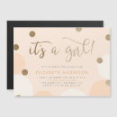 Search for peach baby girl shower invitations For her