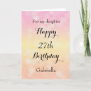 Search for 27th birthday cards Pink