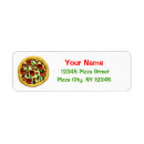 Search for pizza party return address labels Birthday