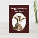 Search for old goat birthday cards Over the hill