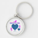 Search for heart lady key rings Blue