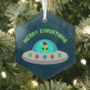 Search for alien christmas tree decorations Flying saucer