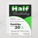 Search for lime green birthday invitations Black