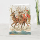 Search for santa and reindeer christmas cards Claus