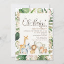 Search for green gold baby shower invitations Foliage
