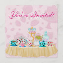Search for mad hatter bridal shower invitations Pink