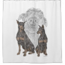 Search for black and tan shower curtains Dog