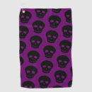 Search for skull golf towels Black