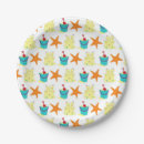 Search for beach paper plates Starfish