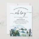 Search for let the adventure begin baby boy shower invitations Mountains