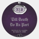 Search for purple and silver wedding stickers Heart