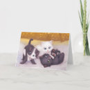 Search for black and white cat christmas cards Kitten
