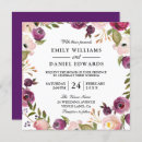 Search for purple and peach wedding invitations Botanical
