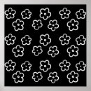 Search for black and white flowers posters Bohemian