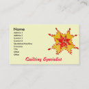 Search for quilting business cards Quilter