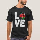 Search for kenya map tshirts Black