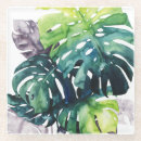 Search for palm leaf coasters Tropical