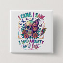 Search for anxiety badges Funny