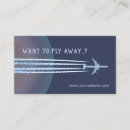 Search for fly business cards Airplane