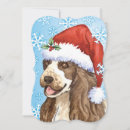 Search for cocker spaniel christmas cards Holly