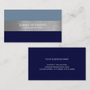 Search for stripe blue business cards Feminine