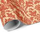 Search for tangerine wrapping paper Vintage