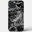Search for white dragon iphone cases Black and white