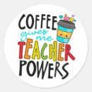 Search for powered by coffee stickers School
