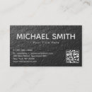 Search for textured business cards Black