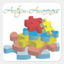 Search for puzzle piece stickers Autism awareness