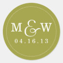 Search for charming wedding stickers Vintage