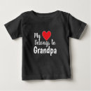 Search for grandad baby shirts Heart