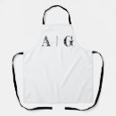 Search for industry aprons Black and white
